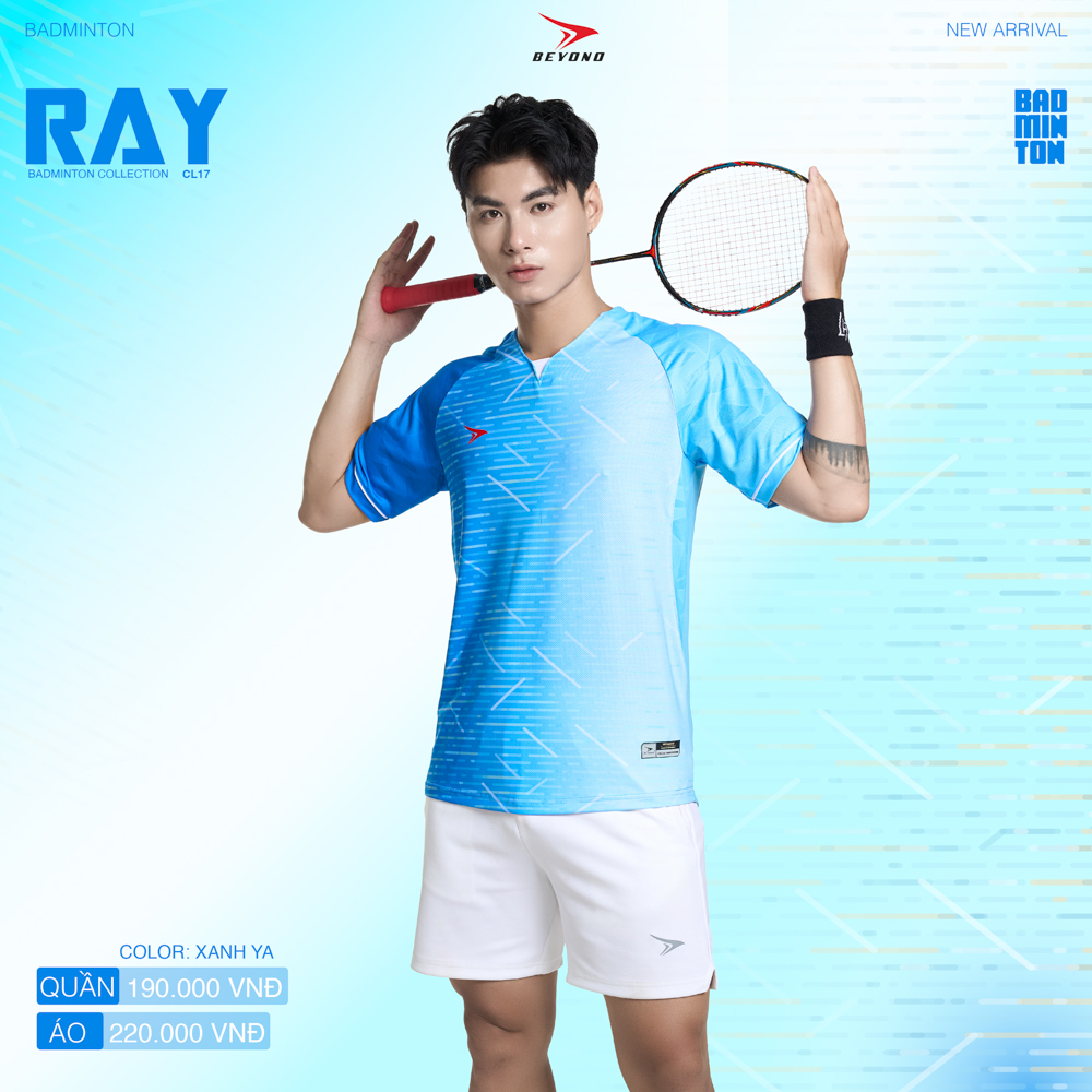 Áo thể thao cầu lông  Nam  Beyono Ray CL17