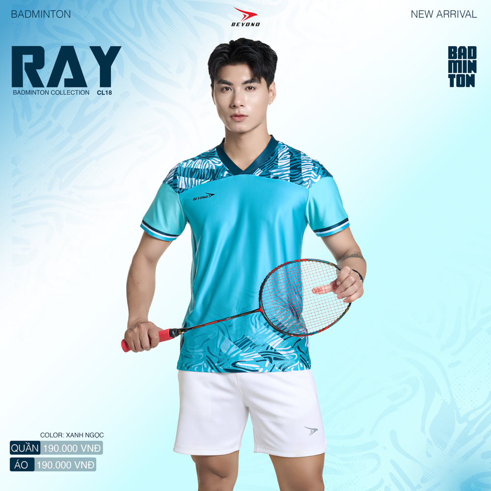 Áo thể thao cầu lông  Nam  Beyono Ray CL18