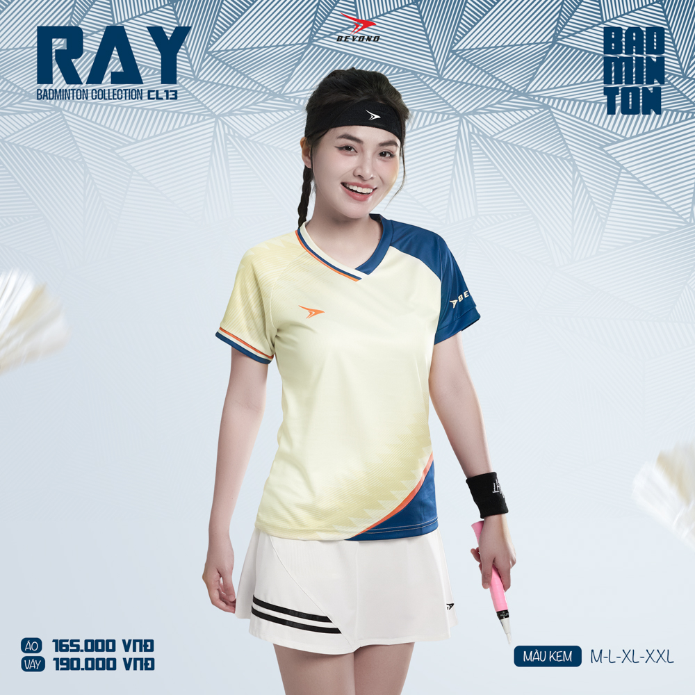 Áo thể thao cầu lông  Nữ Beyono Ray CL13