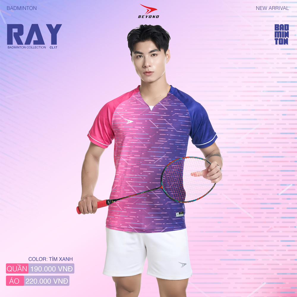 Áo thể thao cầu lông  Nam  Beyono Ray CL17