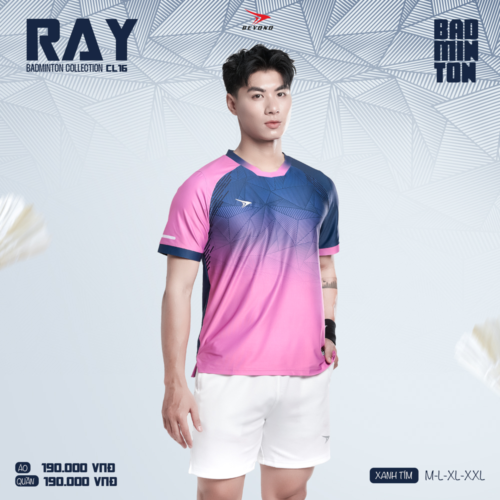 Áo thể thao cầu lông  Nam  Beyono Ray CL16