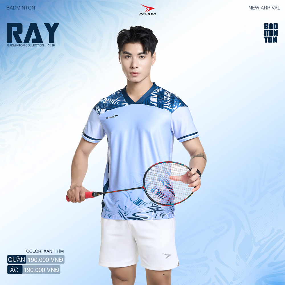 Áo thể thao cầu lông  Nam  Beyono Ray CL18