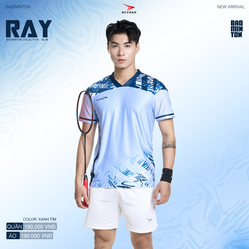Áo thể thao cầu lông  Nam  Beyono Ray CL18