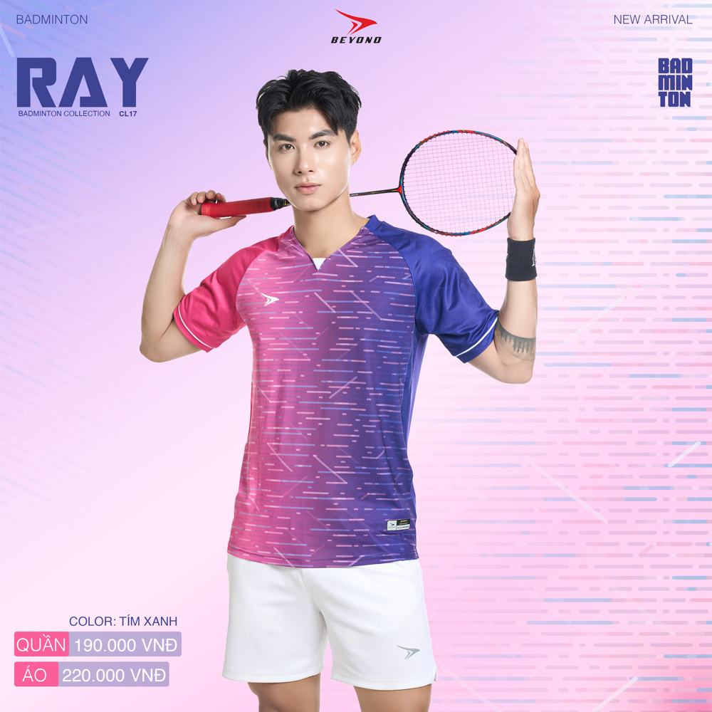 Áo thể thao cầu lông  Nam  Beyono Ray CL17