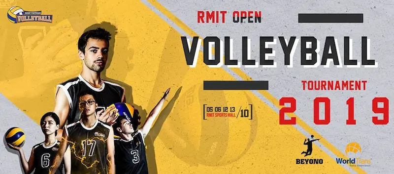 Beyono đồng hành cùng giải Rmit Open Volleyball