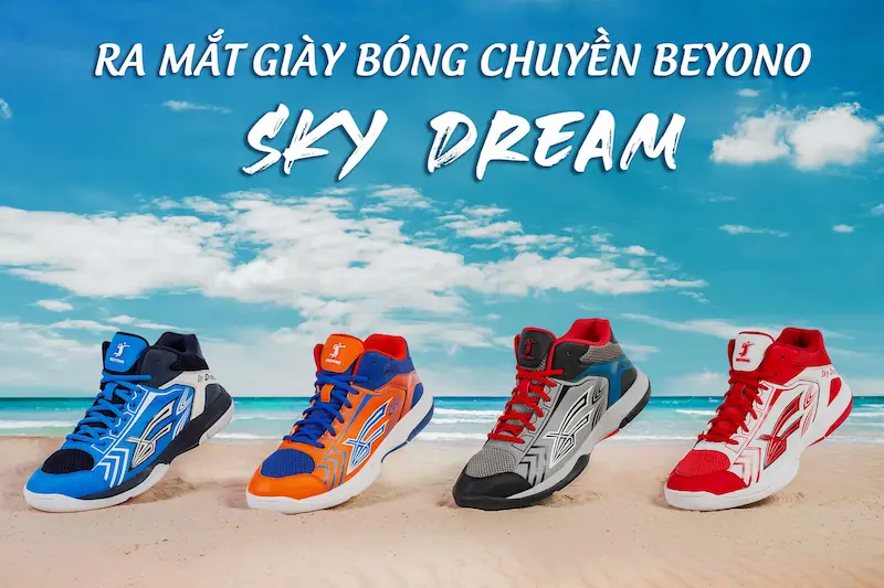 Ra Mắt Giày Bóng Chuyền Beyono Sky Dream